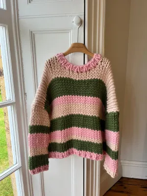 1of2 Peace Chunky Knit Sweater S/M (Sample)