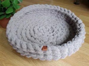 26" Chenille Pet Bed