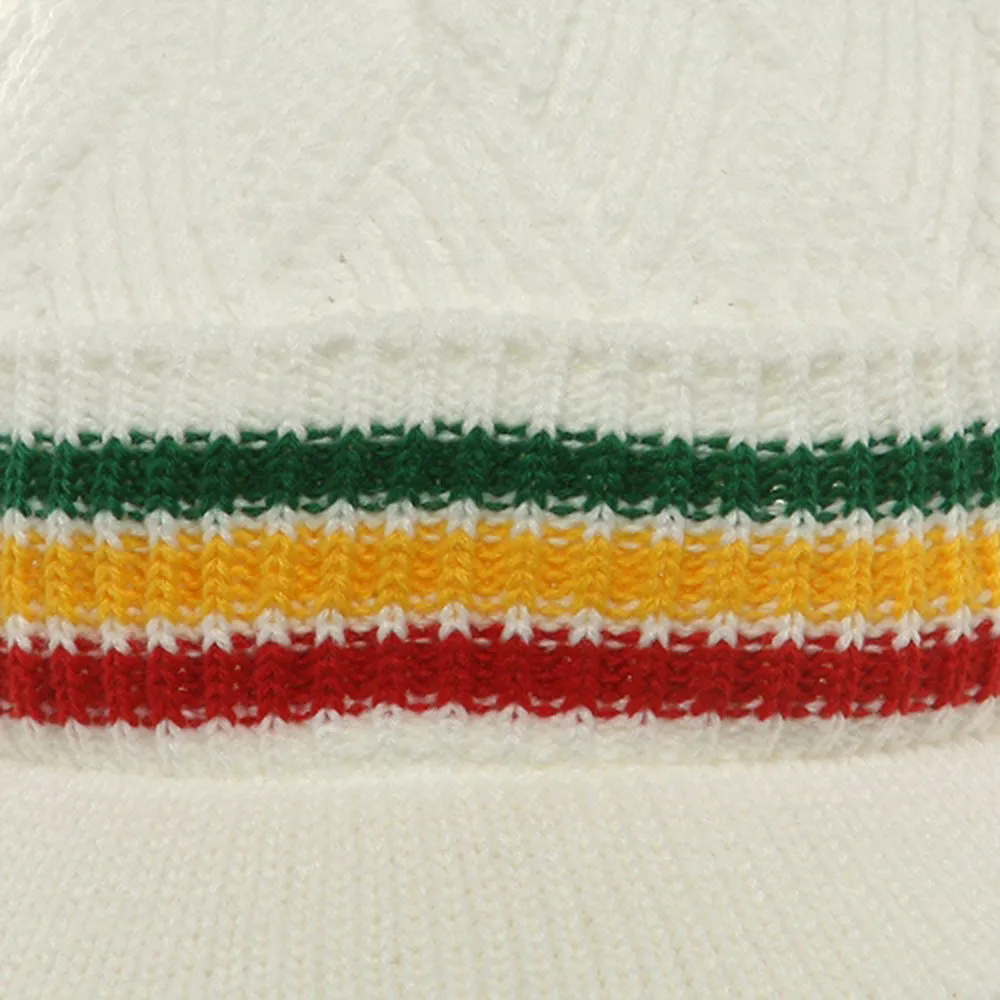 Acrylic Rasta Beanie Visor