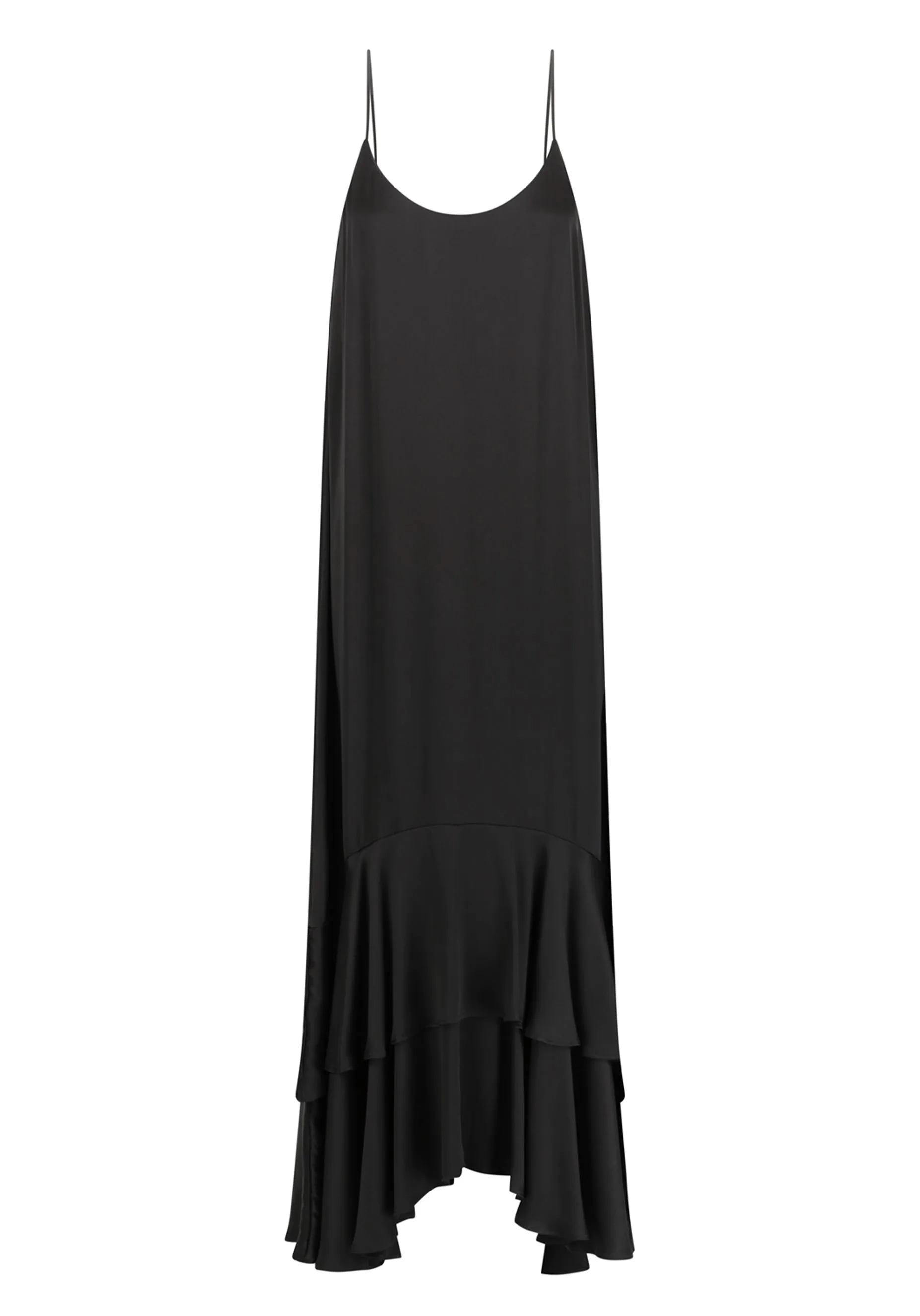 Anais Silk Maxi Dress_Black