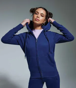 Anthem Ladies Organic Full Zip Hoodie | Navy