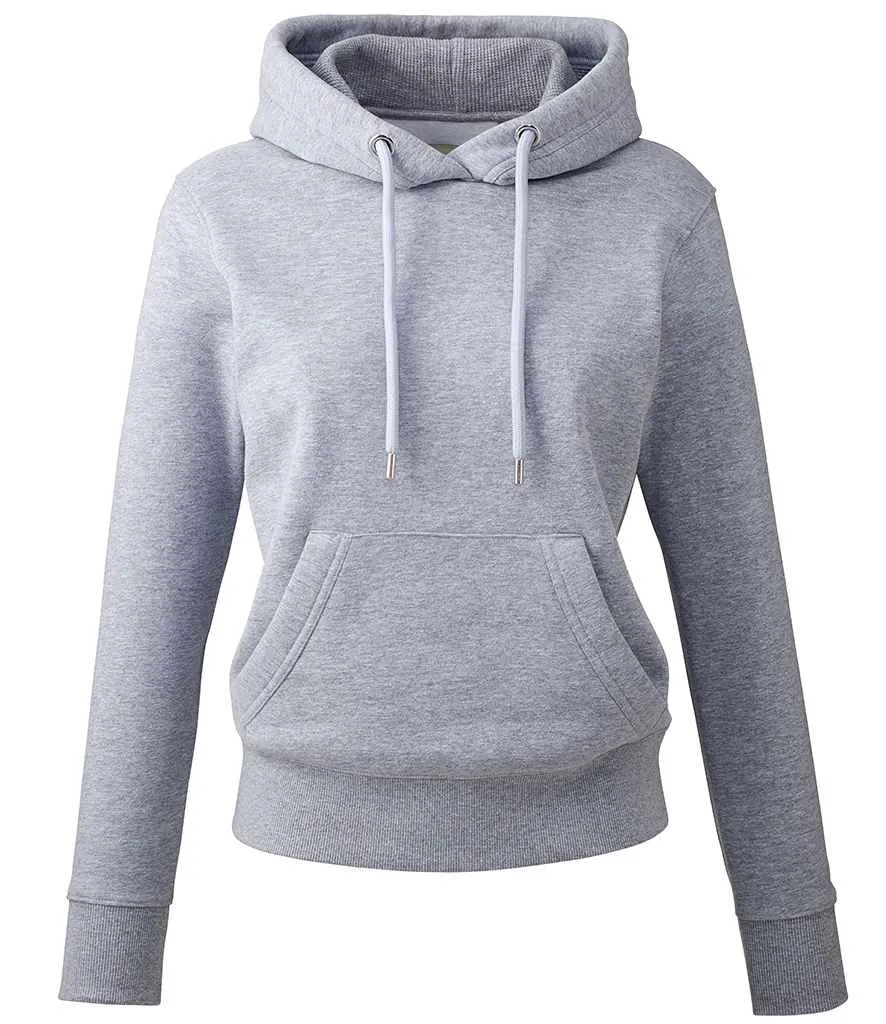 Anthem Ladies Organic Hoodie | Grey Marl