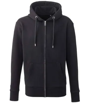 Anthem Organic Full Zip Hoodie | Black