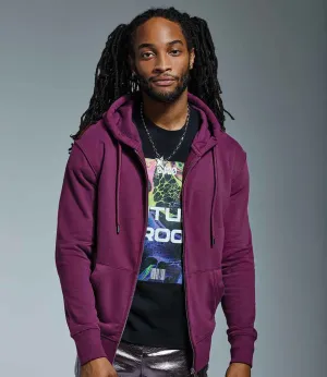 Anthem Organic Full Zip Hoodie | Burgundy