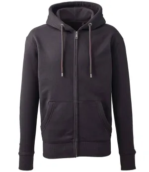 Anthem Organic Full Zip Hoodie | Charcoal