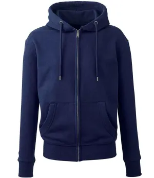 Anthem Organic Full Zip Hoodie | Oxford Navy