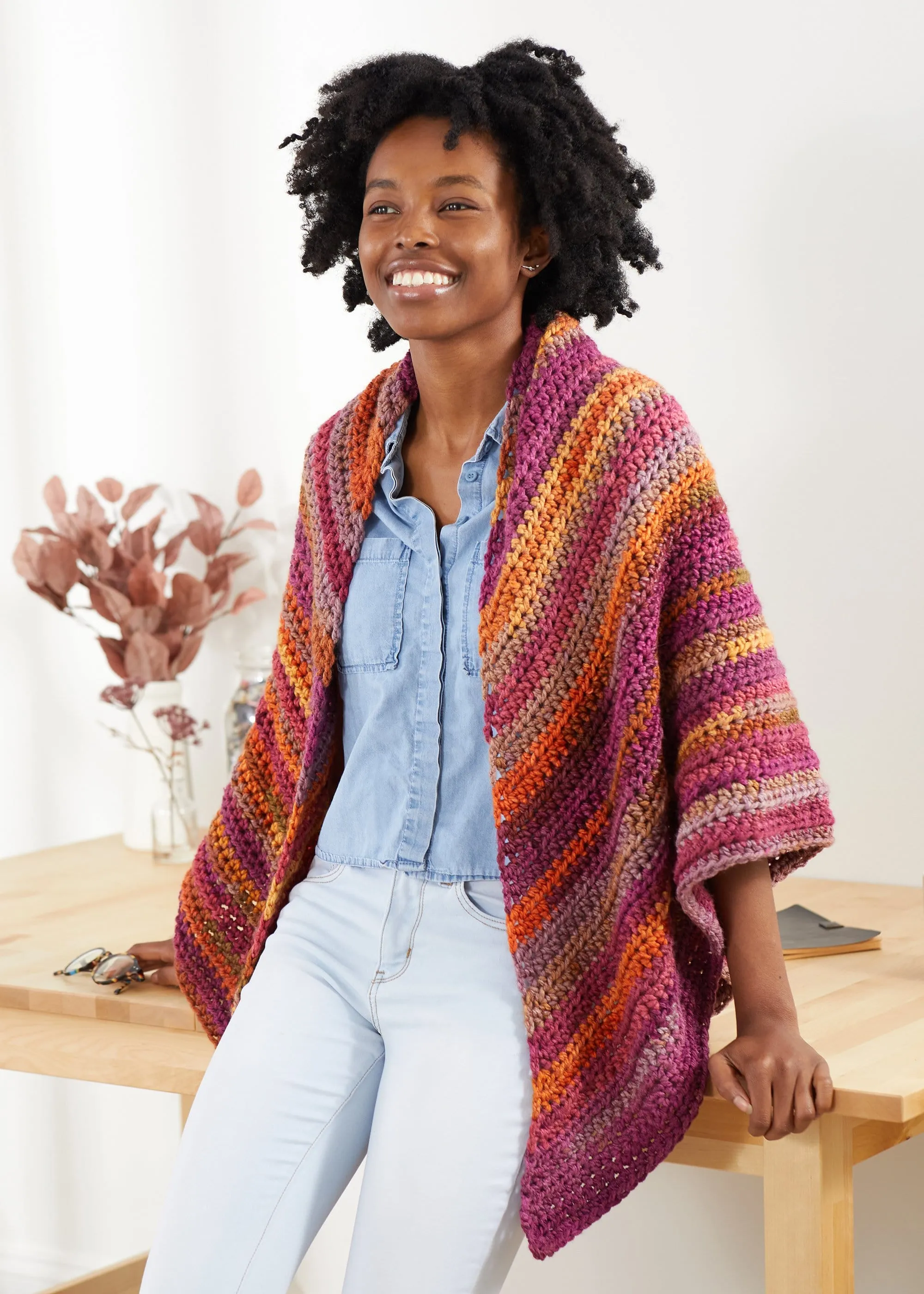 Autumn Sky Shawl