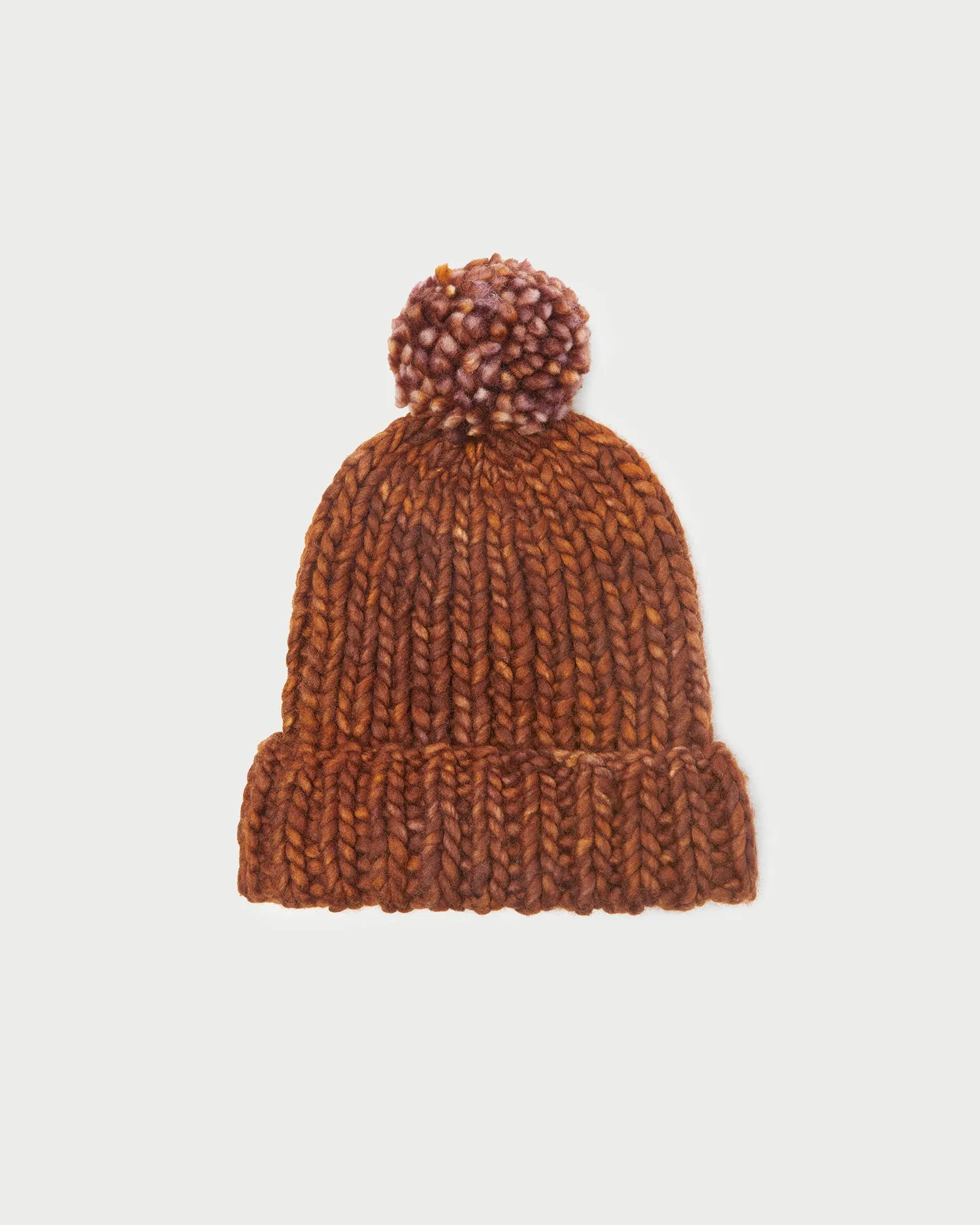 Ava Sienna Knit Pompom Hat