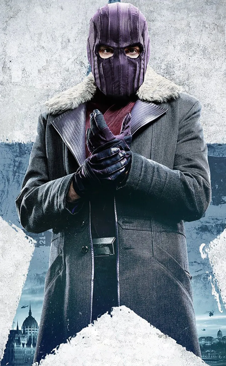 Baron Zemo Black Wool Jacket