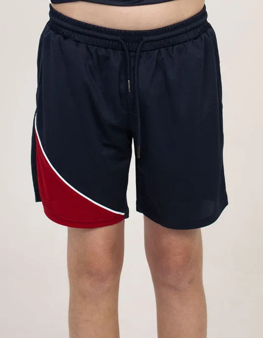 Be Seen Kids elastic waist shorts with drawstring and 2 side pockets (BSSH2055K)