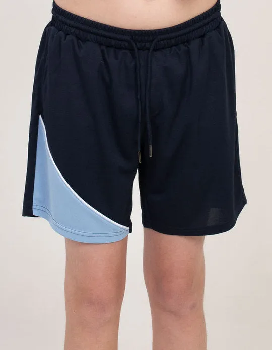 Be Seen Kids elastic waist shorts with drawstring and 2 side pockets (BSSH2055K)