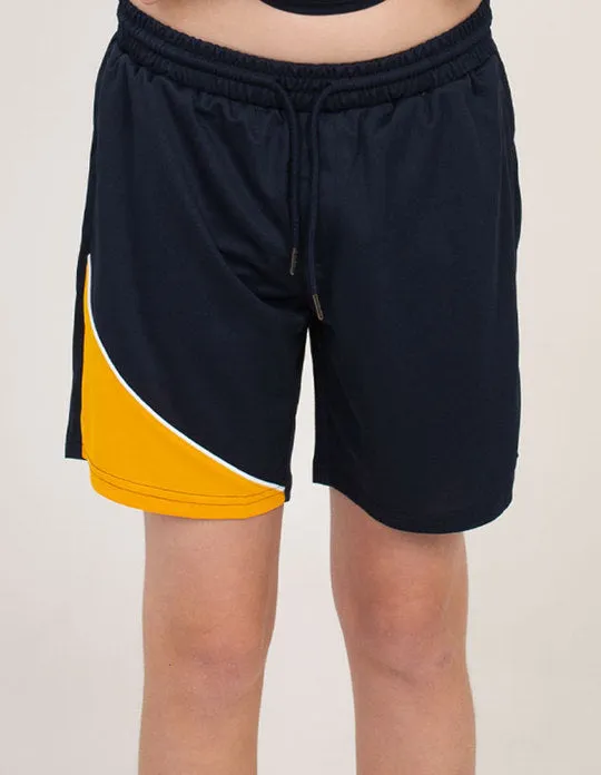 Be Seen Kids elastic waist shorts with drawstring and 2 side pockets (BSSH2055K)