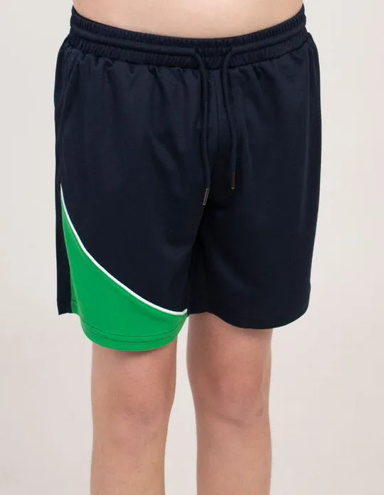 Be Seen Kids elastic waist shorts with drawstring and 2 side pockets (BSSH2055K)