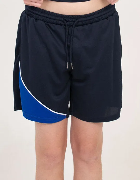 Be Seen Kids elastic waist shorts with drawstring and 2 side pockets (BSSH2055K)