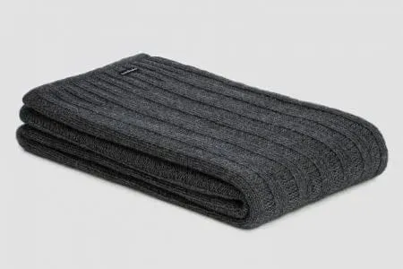 Bemboka Chunky Rib Angora & Merino Wool Throw - Pre-Shrunk