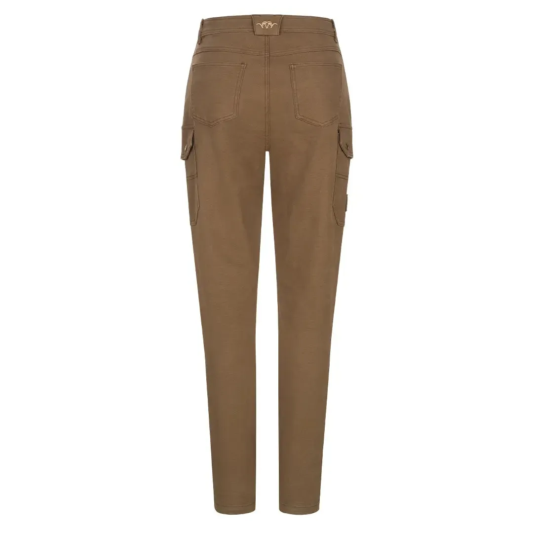 Benita Oxford Cotton Ladies Trousers - Teak by Blaser