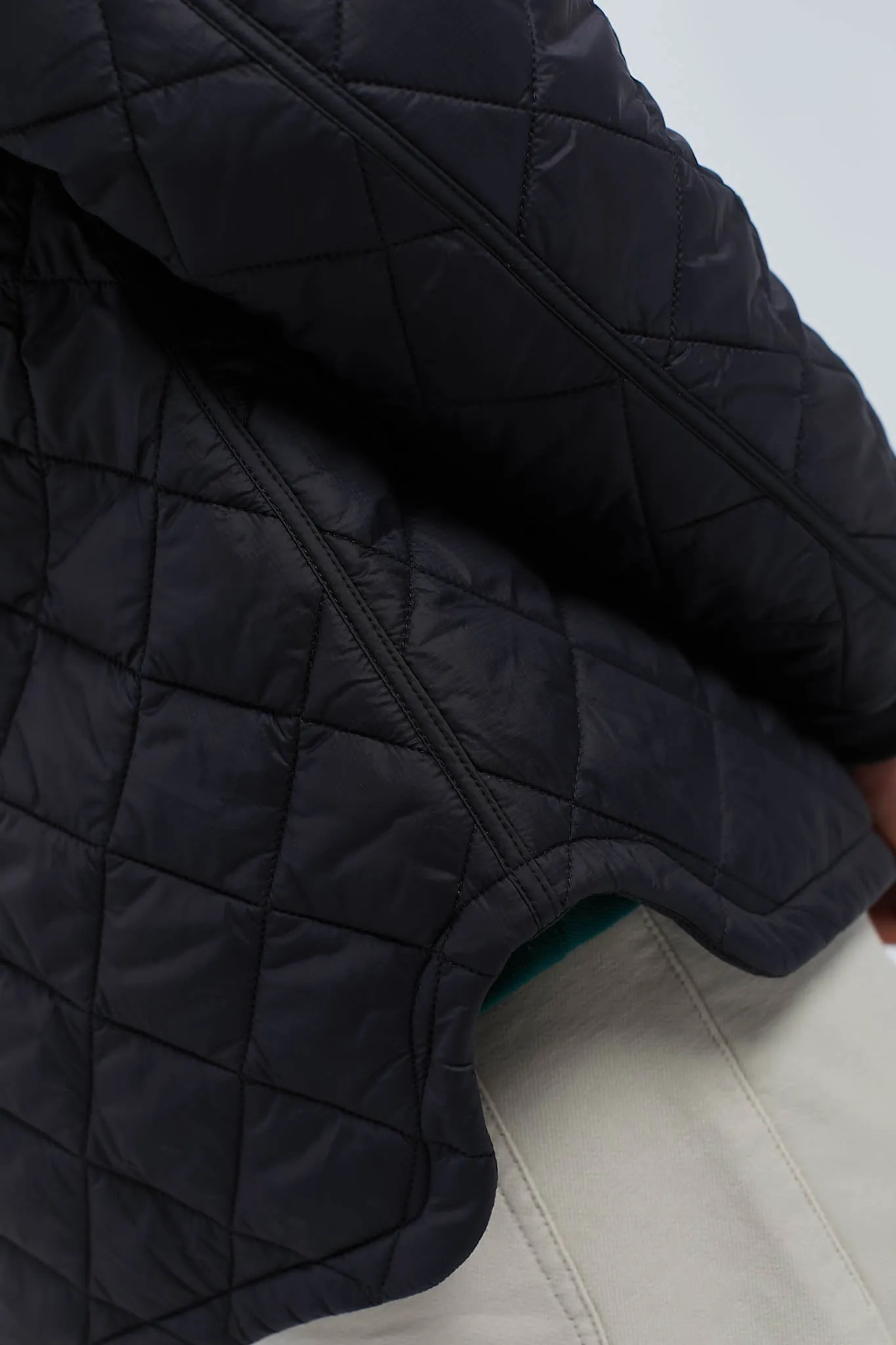 Black Re-Engineered Liddesdale Quilted Jacket