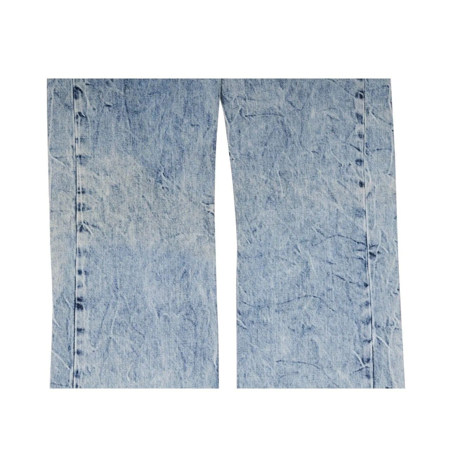 Blue Acid Wash Slim 5 Pocket Indigo Denim Jeans