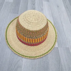 Bolga Hat - African Straw hat - Straw Sun hat - BH6