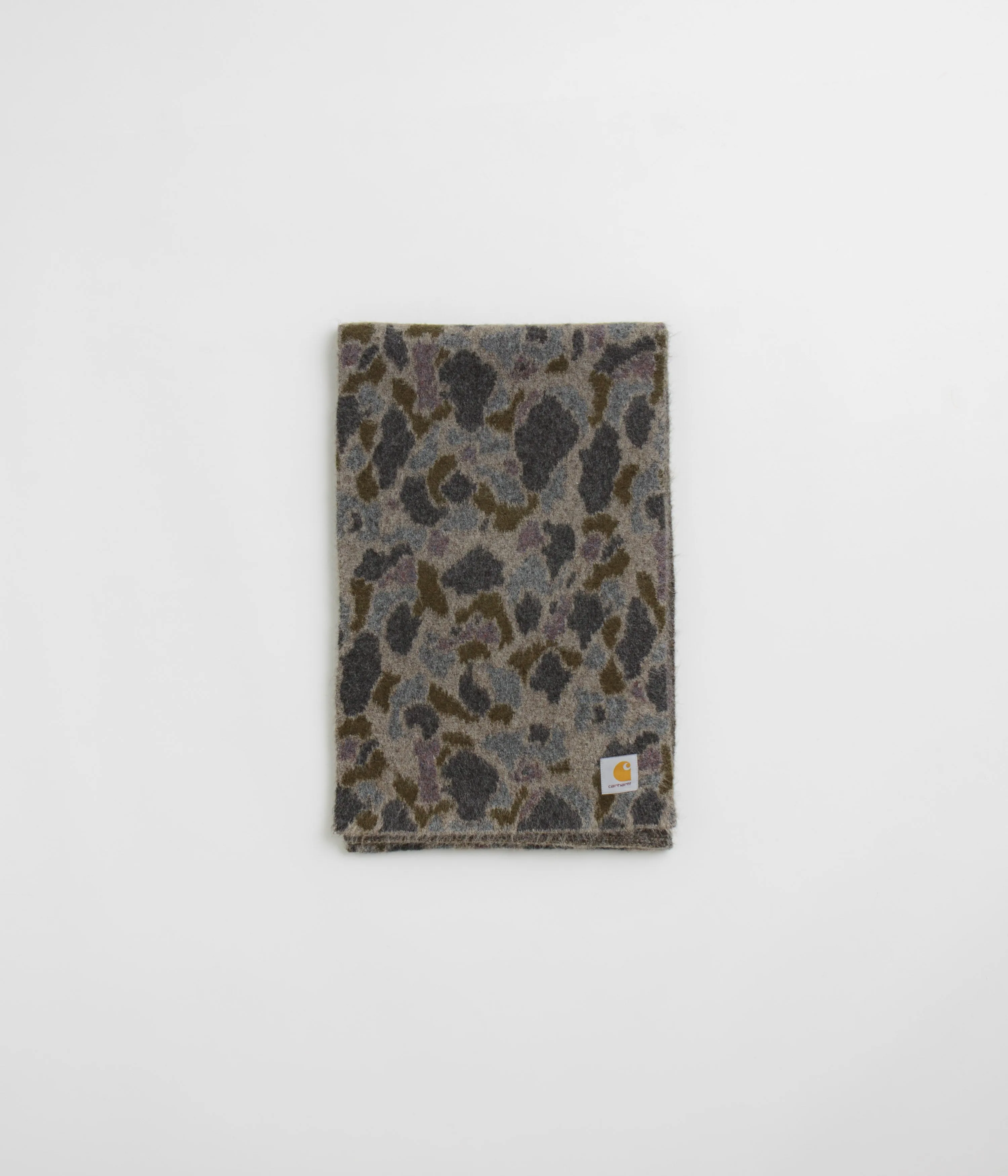 Carhartt Palmer Scarf - Camo Duck Jacquard / Grey