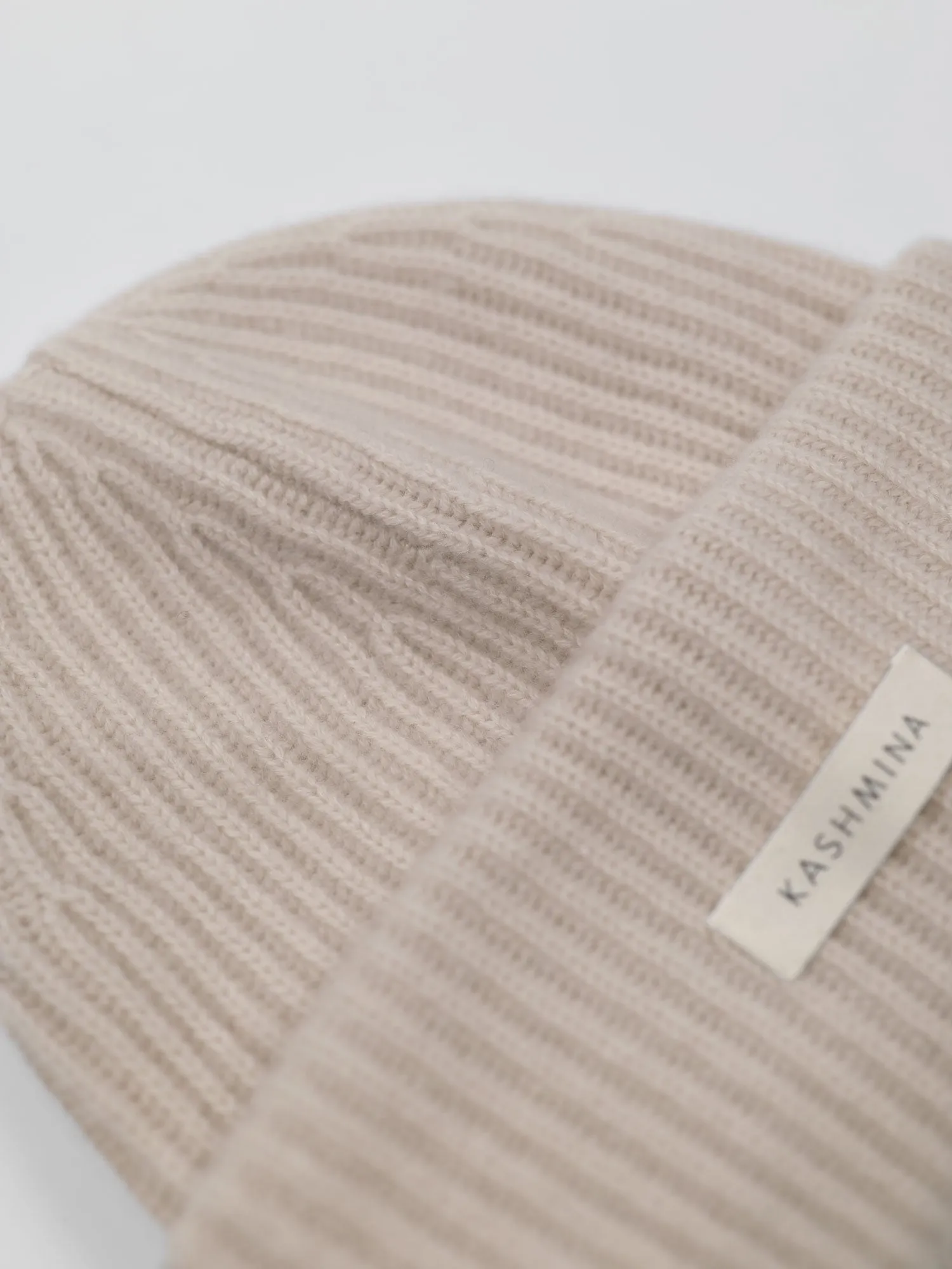 Cashmere beanie "Odny" - Cream