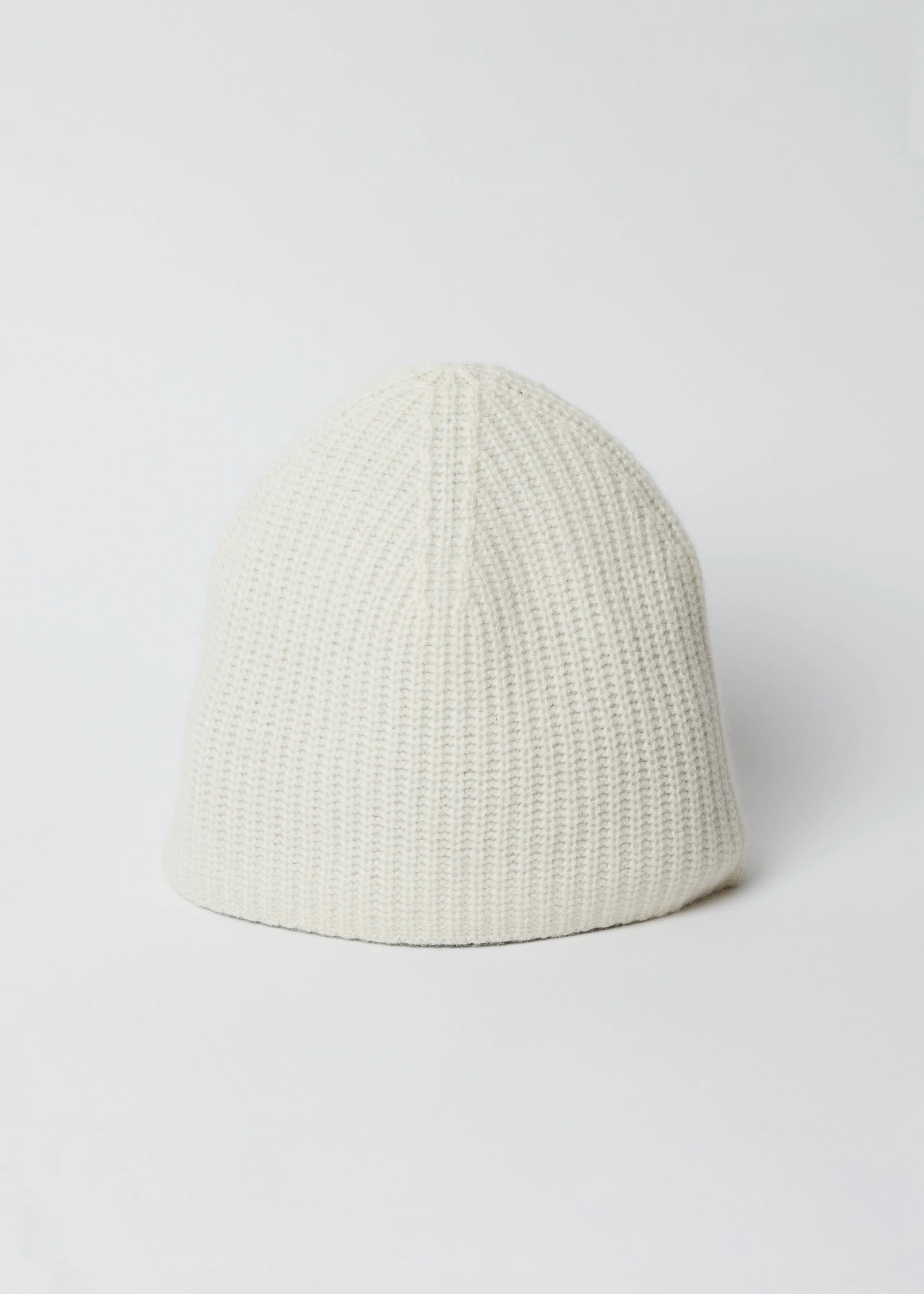 Cashmere Chunky Beanie - Ivory - Hat Attack