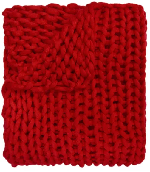 Chunky Knit Throw