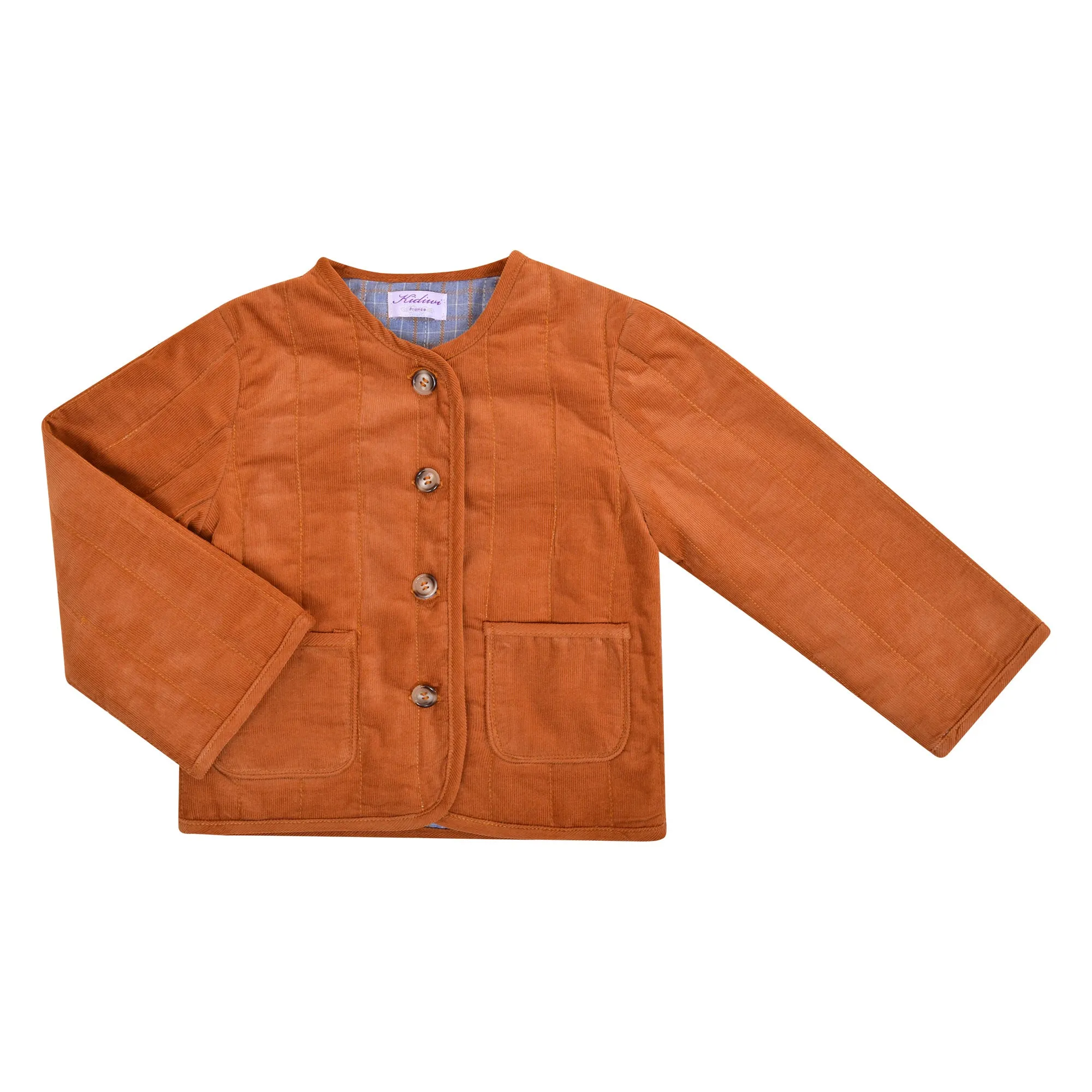 Cinnamon Corduroy Quilted Jacket