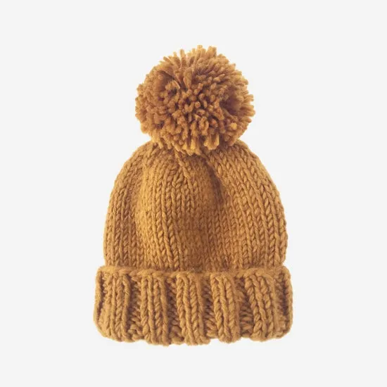 Classic Pom Knit Hat - Various Colors