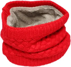 Colourful Baby World Kids Boys Girls Winter Fleece Lined Infinity Loop Scarf Neck Warmer