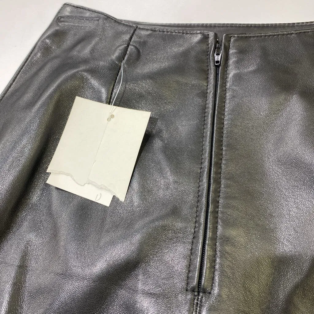 Danier leather maxi skirt NWT 2