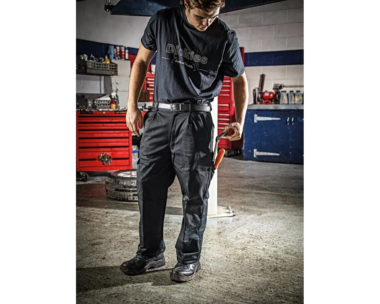 Dickies Redhawk Super Work Trousers Combat Cargo Pant Grey (WD884)