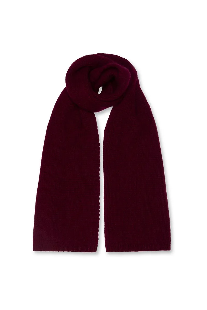 Dina Scarf - 100% Cashmere - Burgundy