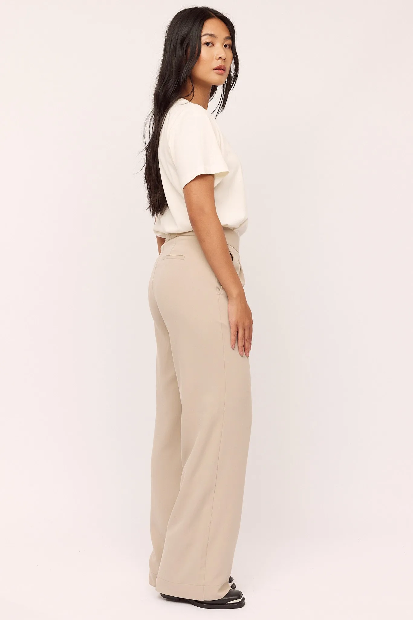 Ebony Trouser - Desert Sand