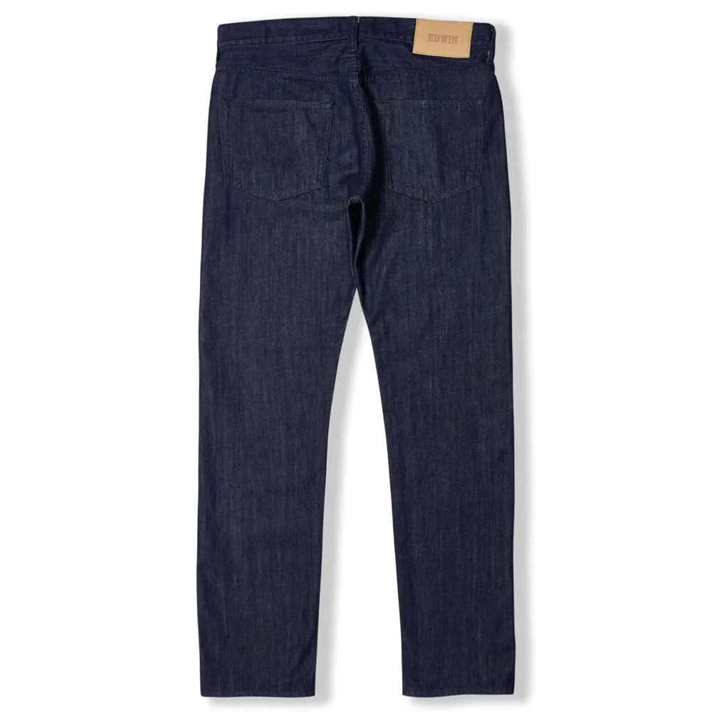 Edwin ED-55 Regular Tapered Jeans - Kingston Blue Denim - Rinse