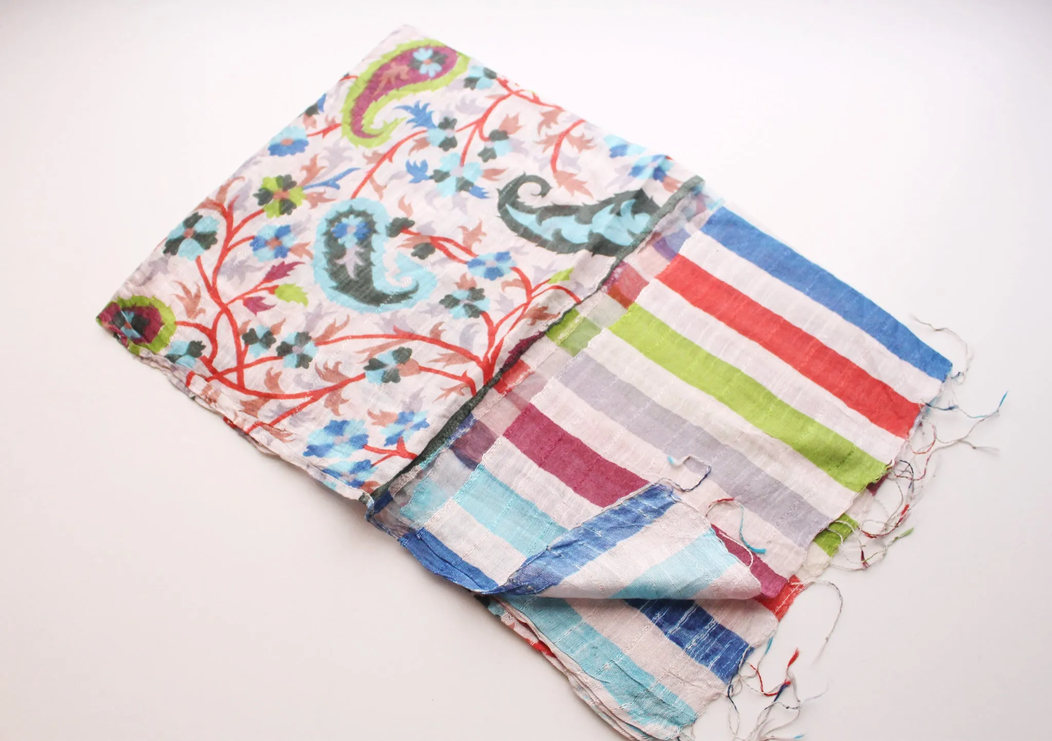 Elegant Women's Floral Silk Scarves