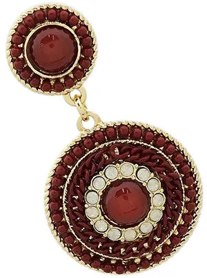 Emilia Elegant Double Beaded Drop Earrings