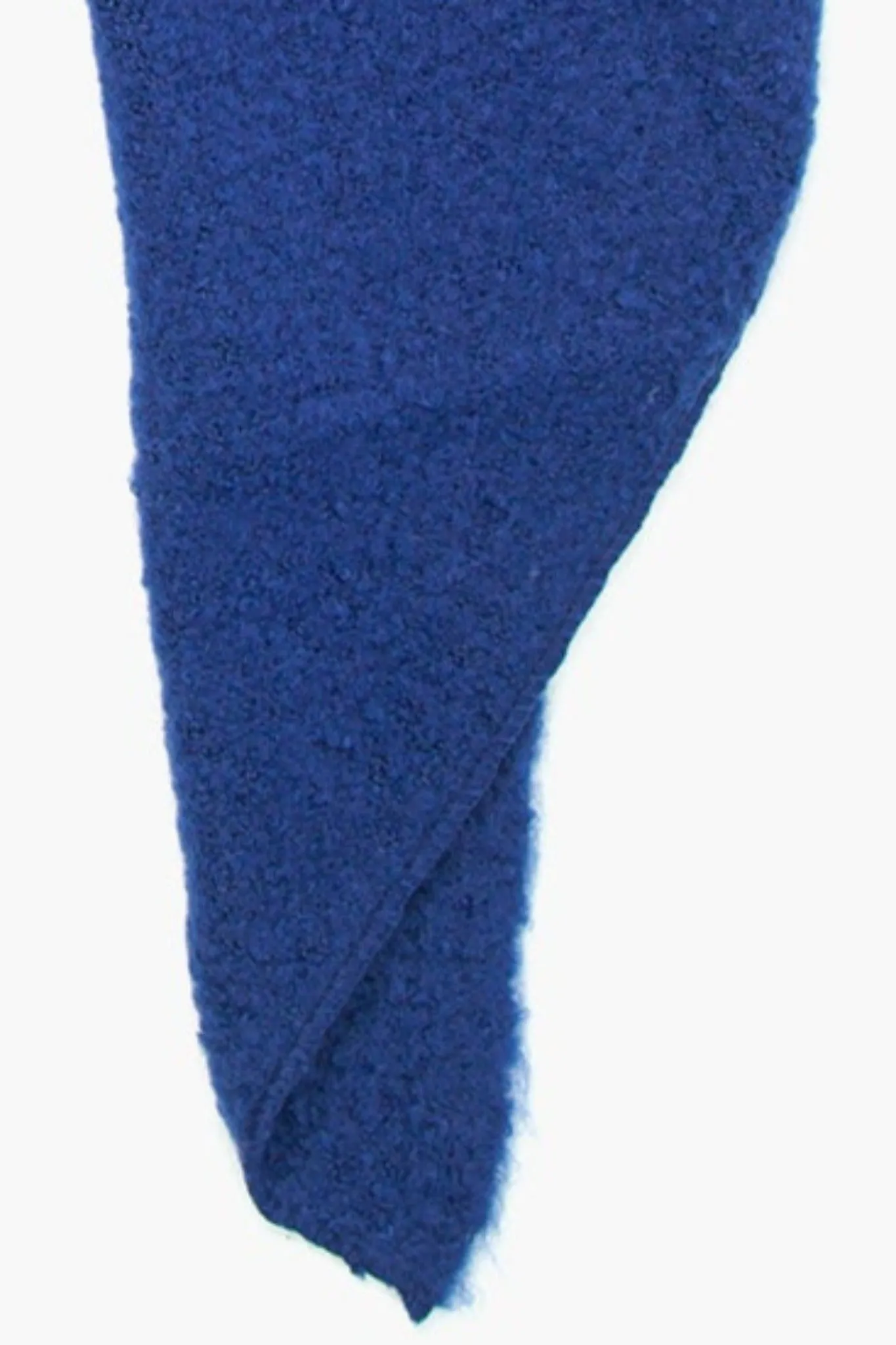 Evie Heavyweight Asymmetric Scarf - Dark Blue