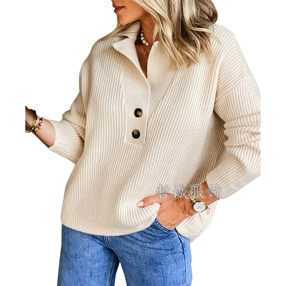 Fashionable Simple Casual Baita Sweater For Women