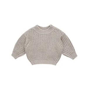 Fog Chunky Knit Sweater - Quincy Mae