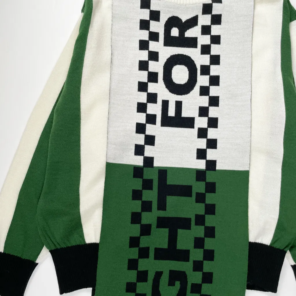 FOOTBALL SCARF KNIT