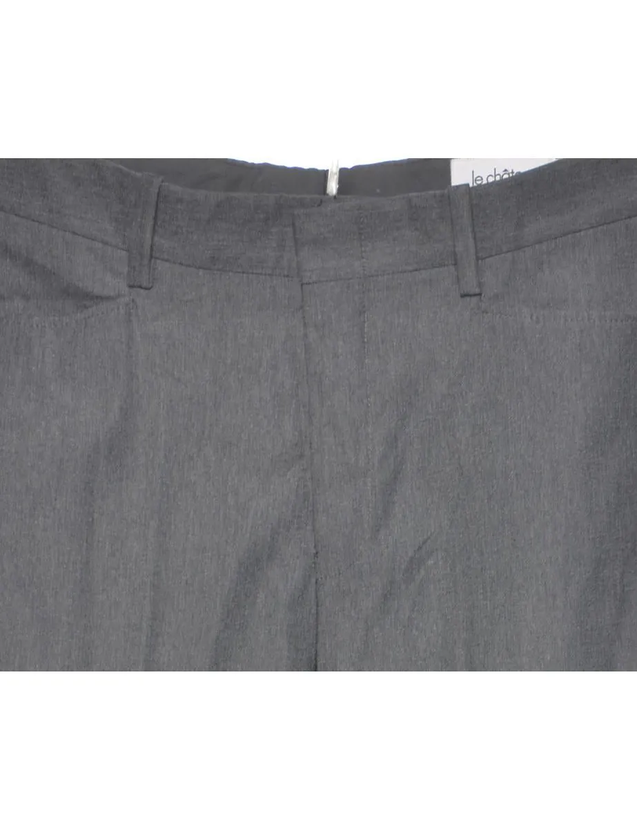 Grey Suit Trousers - W32 L32