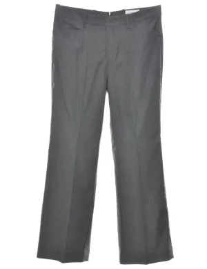 Grey Suit Trousers - W32 L32