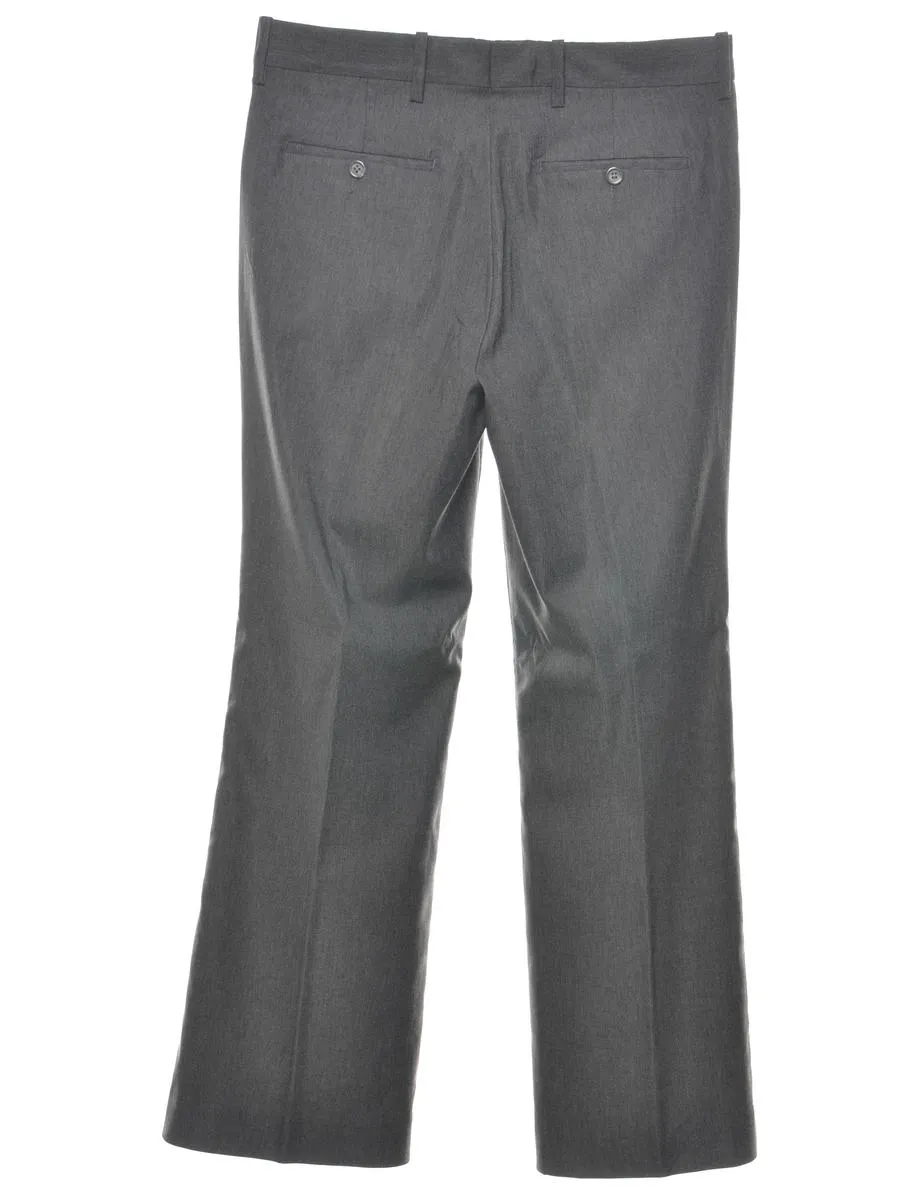 Grey Suit Trousers - W32 L32