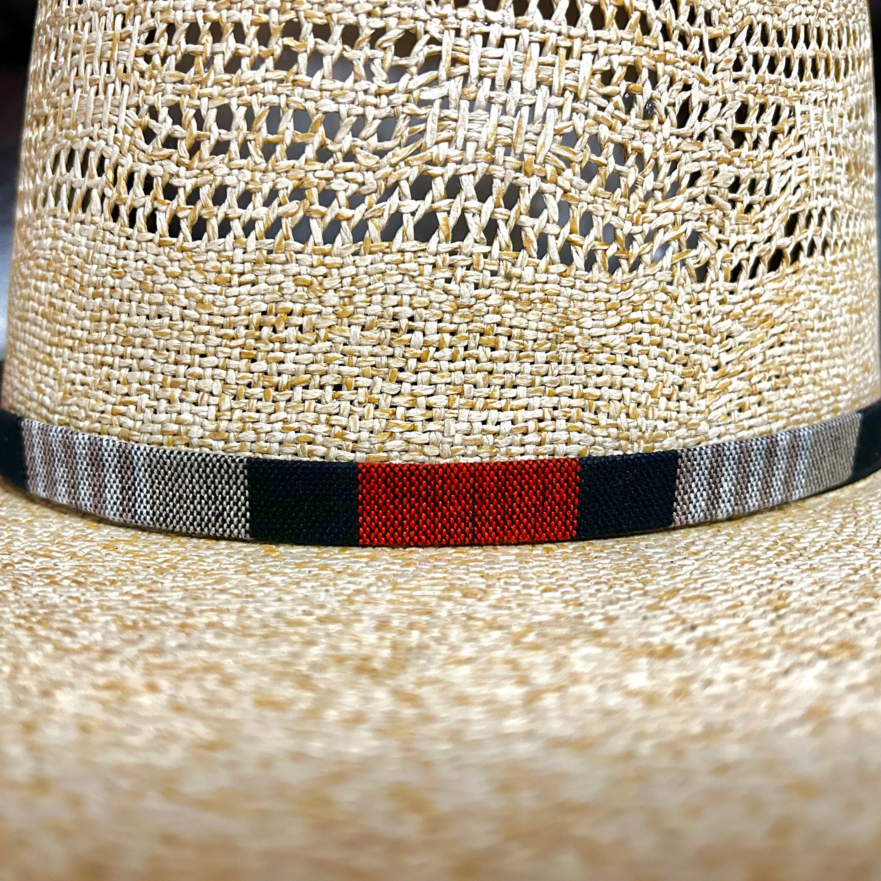 Hatband HB30-04 1/2"Tapestry Ruse/Black/Taupe/Black