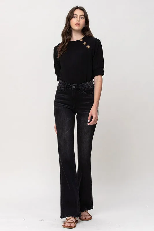 High Rise Relax Flare Jeans