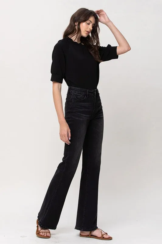 High Rise Relax Flare Jeans