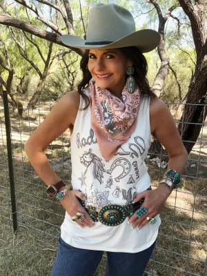 Hill Country Distressed Bandana Scarf