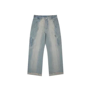 Infinity Panelled Jeans-sky tint - RTW