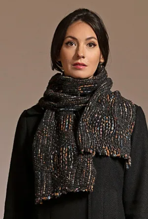 Italian chunky yarn scarf